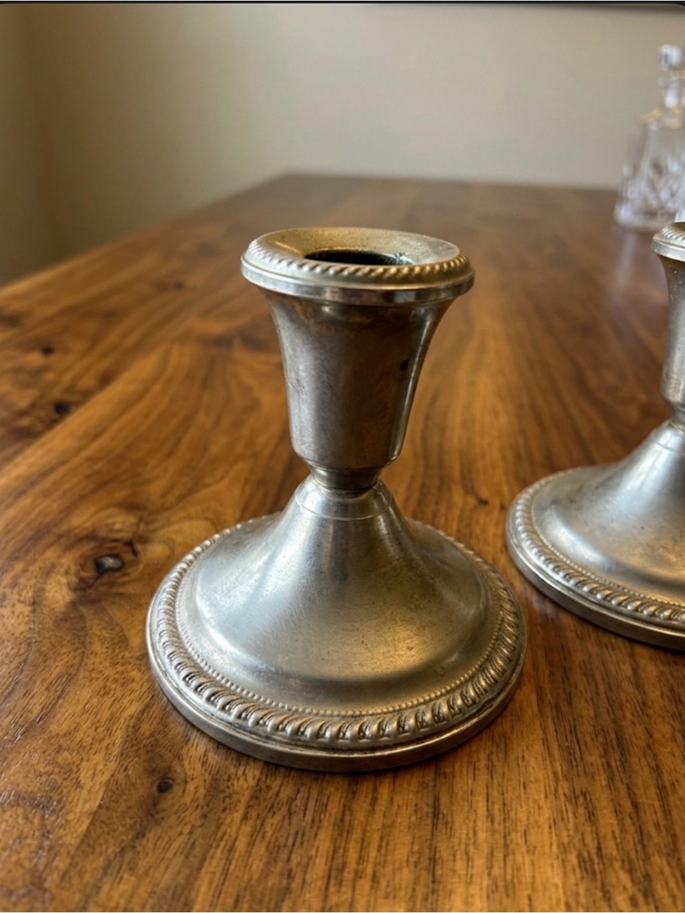 Vintage candle holders!